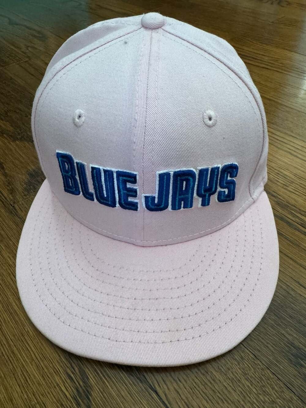 New Era Toronto Blue Jays 59FIFTY Fitted Hat Size 7 1/8 Pink 25th Patch
